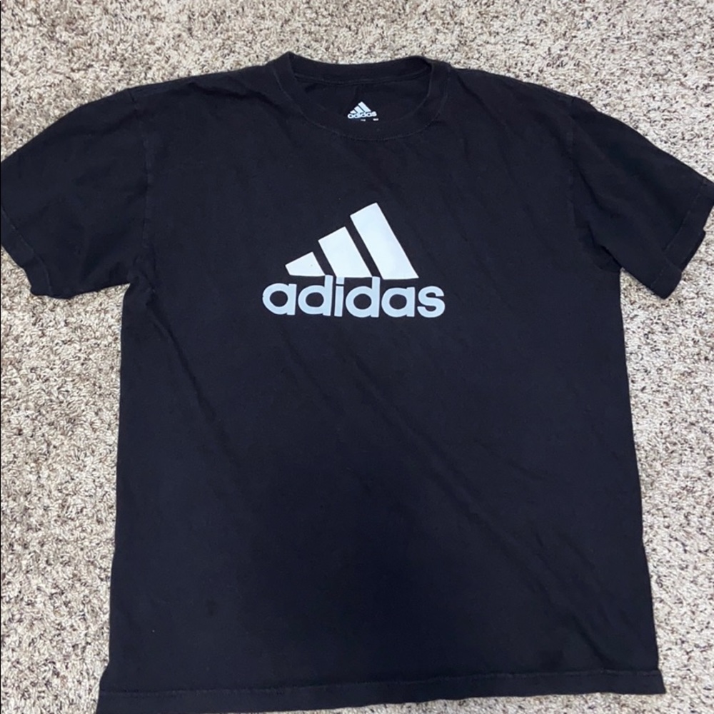 Black adidas t shirt